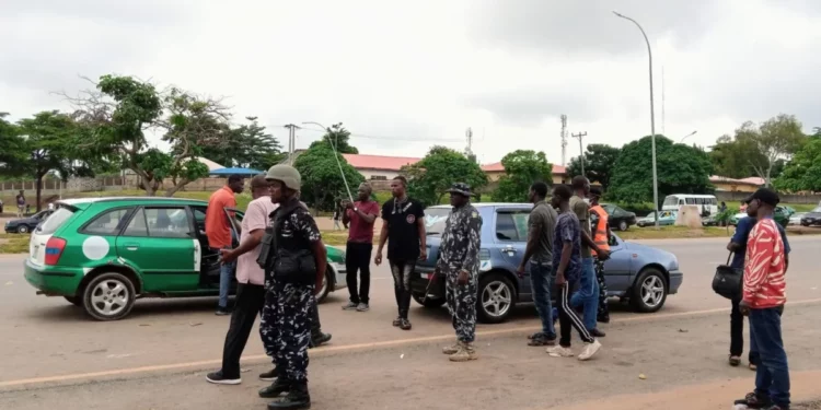 abuja-drivers-fcta-crackdown.jpg | FCTA seizes unpainted taxis and motorcycles in Abuja crackdown