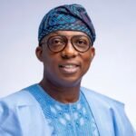 Lagos Commissioner Tokunbo Wahab presenting climate strategies at Harvard forum