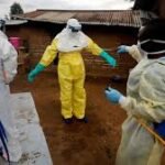 Health workers in protective suits respond to Ebola outbreak in Congo