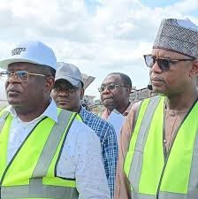 Minister David Umahi inspects Abuja-Lokoja highway construction project