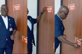 Sergeant-at-Arms unseals Senator Natasha Akpoti-Uduaghan’s office at the National Assembly