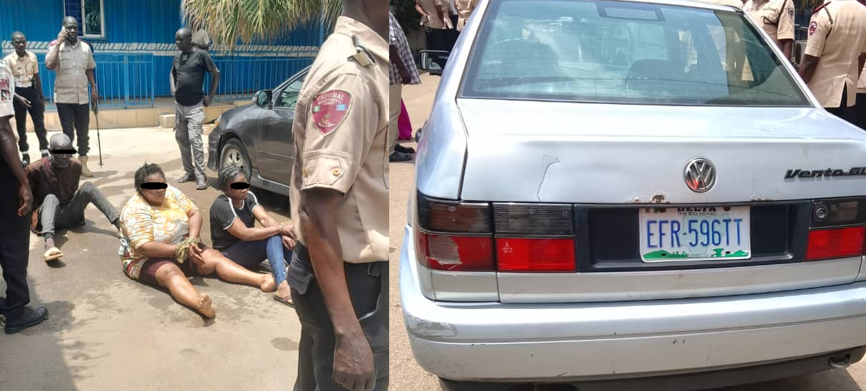 FRSC hands over one-chance robbery suspects to police in Abuja”