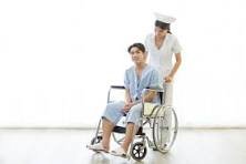young stroke patient for illustration