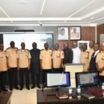 FRSC Corps Marshal Shehu Mohammed launching speed monitoring portal