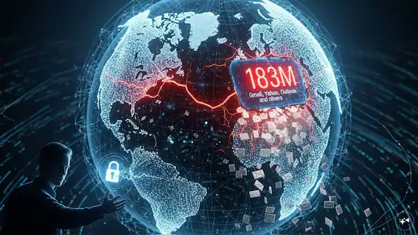 Cybersecurity analyst reviewing exposed password data on computer screen