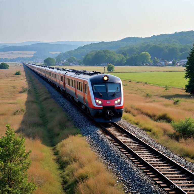 A conceptual rendering of the Lagos Green Line Rail system connecting Marina to Lekki-Epe corridor