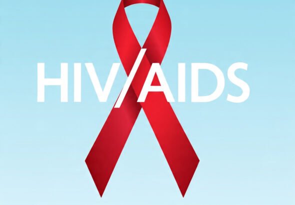 IHVN healthcare workers providing HIV testing services at a clinic in Nigeria