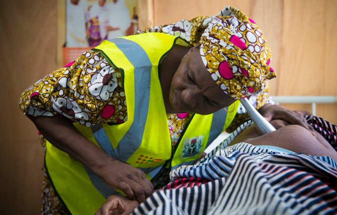 Nigerian women attending family planning clinic in Abuja