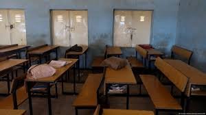 Abandoned classroom in Zamfara State symbolising Nigeria’s school safety crisis.