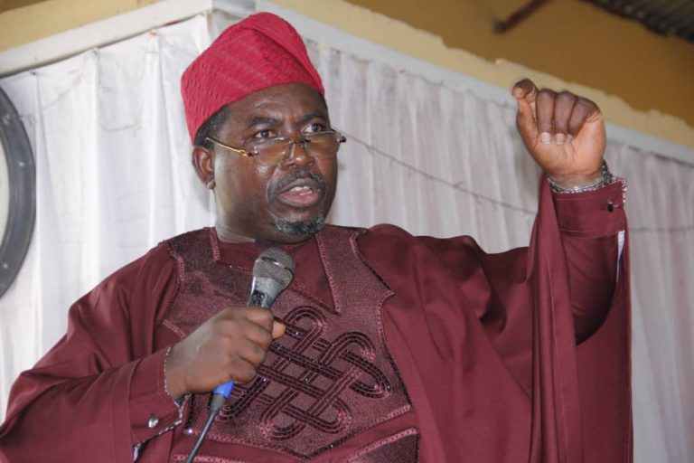 INEC Chairman speaking at conference on electoral reforms