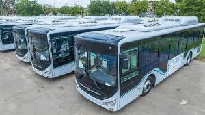 Idle buses lined up at ANAMMCO automobile plant in Enugu