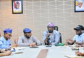 Lagos Environment Commissioner Tokunbo Wahab addressing PSP operators on waste management
