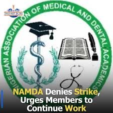 NAMDA officials during press briefing in Abuja, October 2025