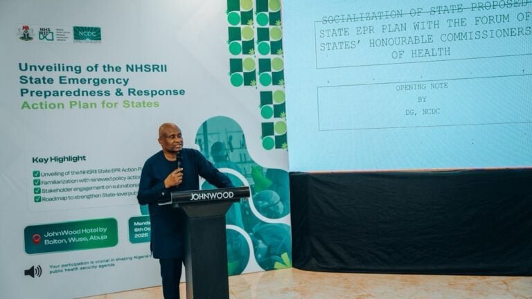 NCDC officials launch state emergency preparedness framework in Abuja