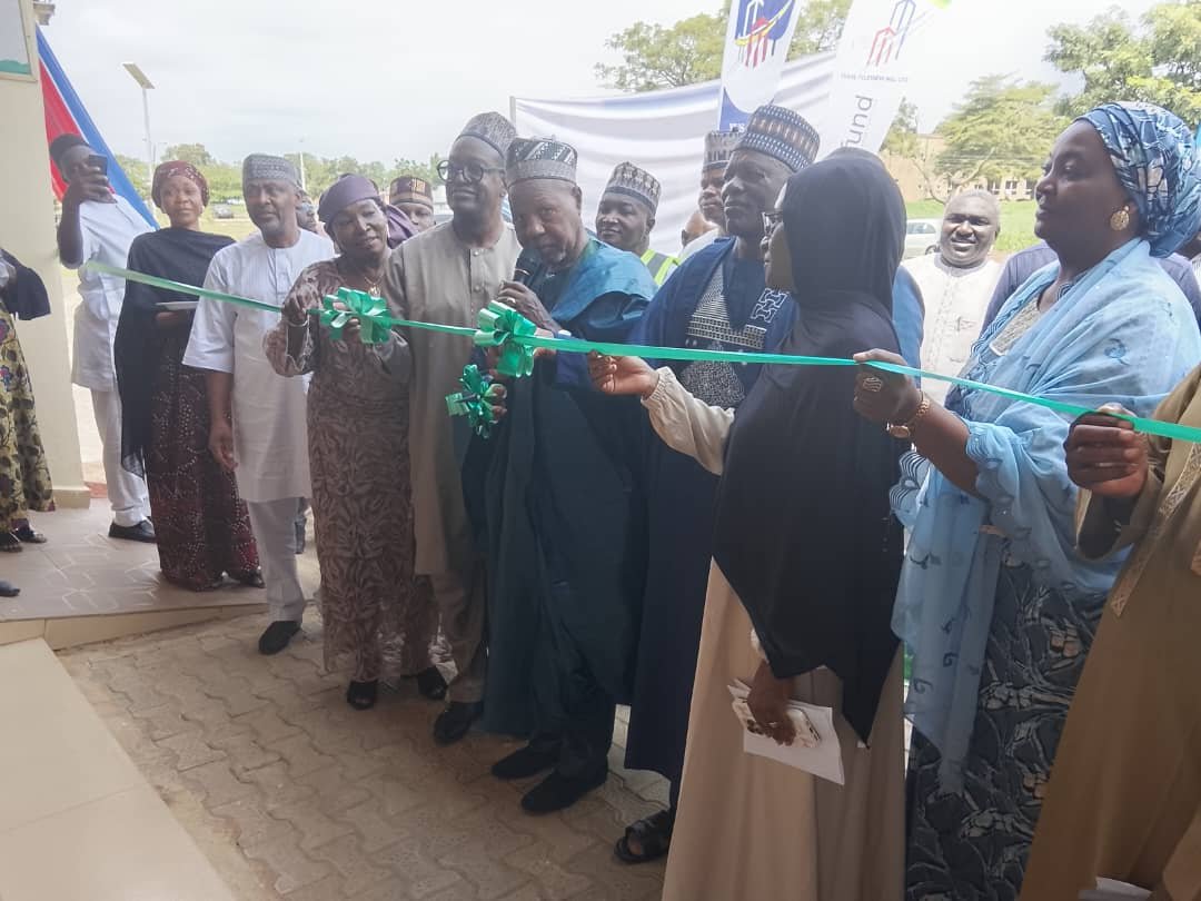 Newly commissioned NSUK lecture theatre and office complex building.