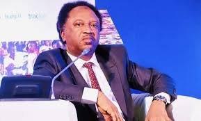 Former Senator Shehu Sani speaking at a press briefing on political integrity