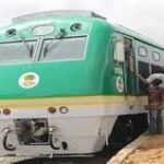 Warri-Itakpe train at Nigerian Railway station platform
