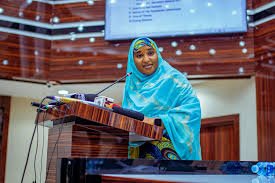 Minister of State for Education Suwaiba Ahmad addressing LUMINAH 2030 stakeholders in Abuja