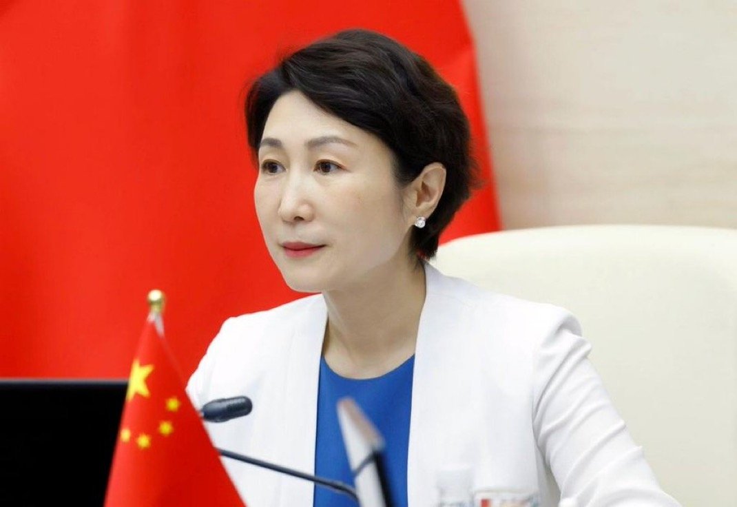 spokesperson for China’s Ministry of Foreign Affairs, Mao Ning