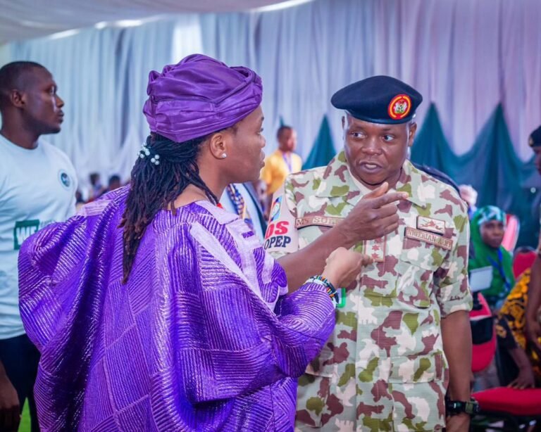 Dr Abiodun Essiet meeting community leaders during Plateau peace mission.