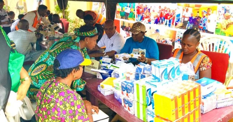 BWI and the Aramide Agbetoye Foundation deliver free medical outreach to Iyana-Odo residents, offering screenings, treatment, medication and essential food support.