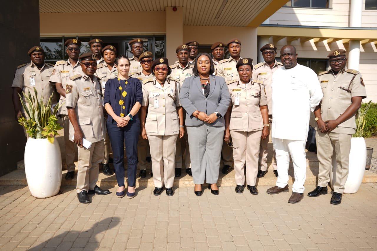 Officials of NIS and UNODC during cybercrime collaboration meeting