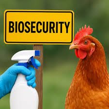 Chickens housed indoors under bird flu biosecurity rules