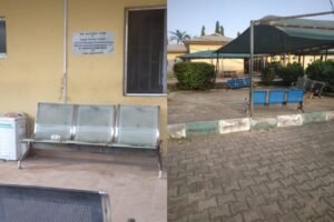 Empty maternity and outpatient wing at Kubwa General Hospital (PHOTO CREDIT: Oluwafunbi Bello/ AHR)