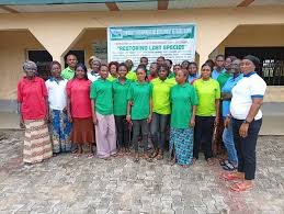 Environmental groups meeting in Otuabagi to address Oloibiri ecosystem damage. er.