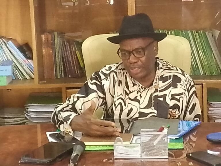 NCCE Executive Secretary Professor Okwelle announcing new education reforms.