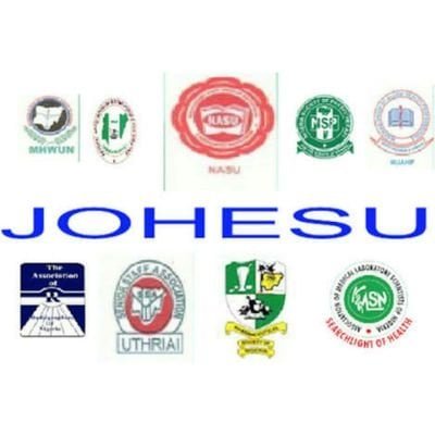 JOHESU officials addressing the media on planned strike