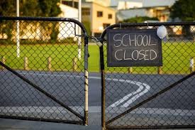 Students walking out of closed school gate during Kebbi security shutdown