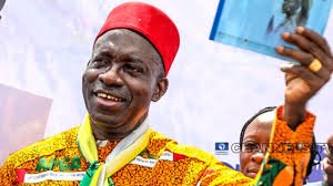 Soludo celebrating victory after Anambra governorship election