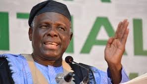 Former Minister Jerry Gana speaking at Abuja event on security concern