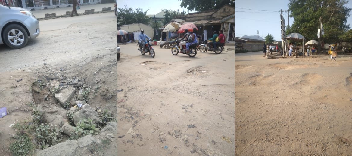 Potholes and waterlogged paths in Phase 4, Kubwa, disrupt daily commute.