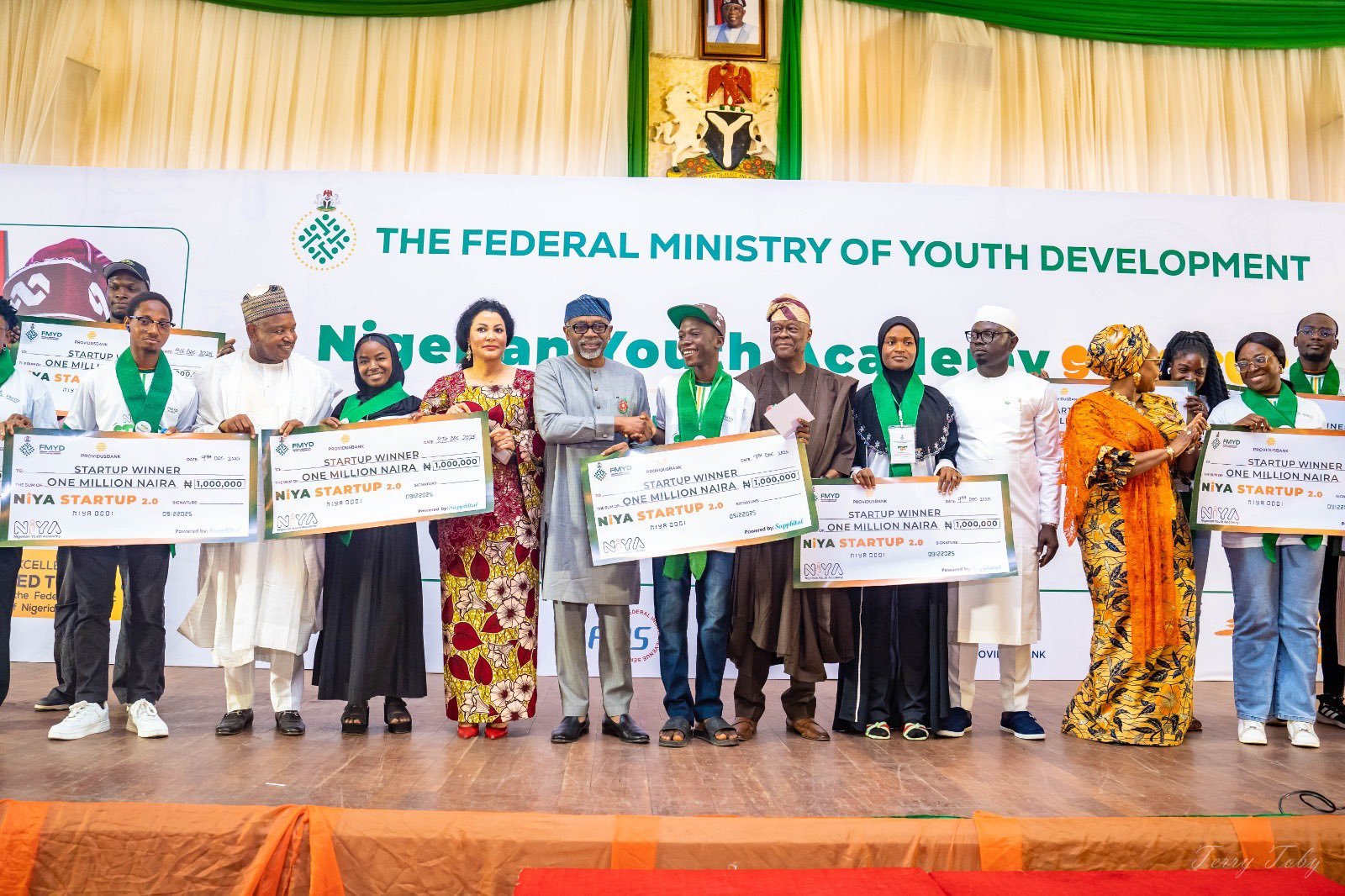 Nigerian leaders at NIYA Start-Up Grant and GIGs launch