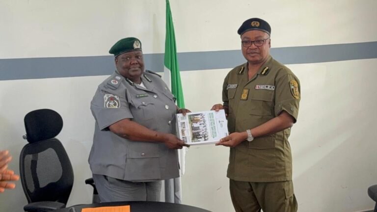 NDLEA and Customs officials during a courtesy visit in Enugu