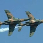 Nigerian Air Force Alpha Jet crash site in Niger State