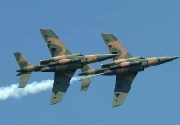 Nigerian Air Force Alpha Jet crash site in Niger State