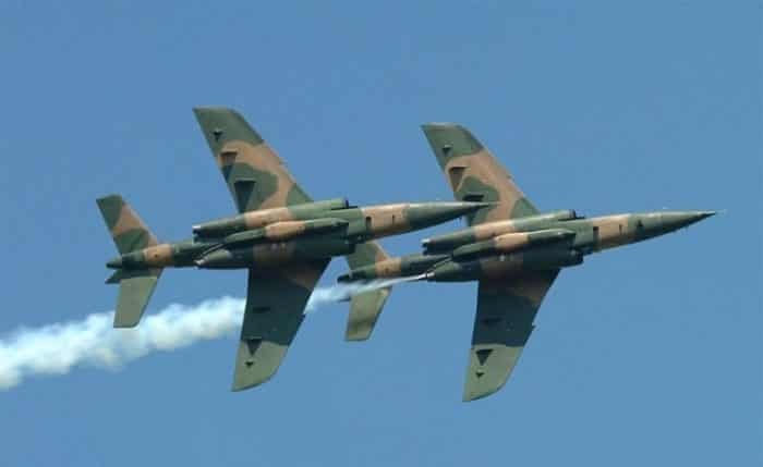 Nigerian Air Force Alpha Jet crash site in Niger State