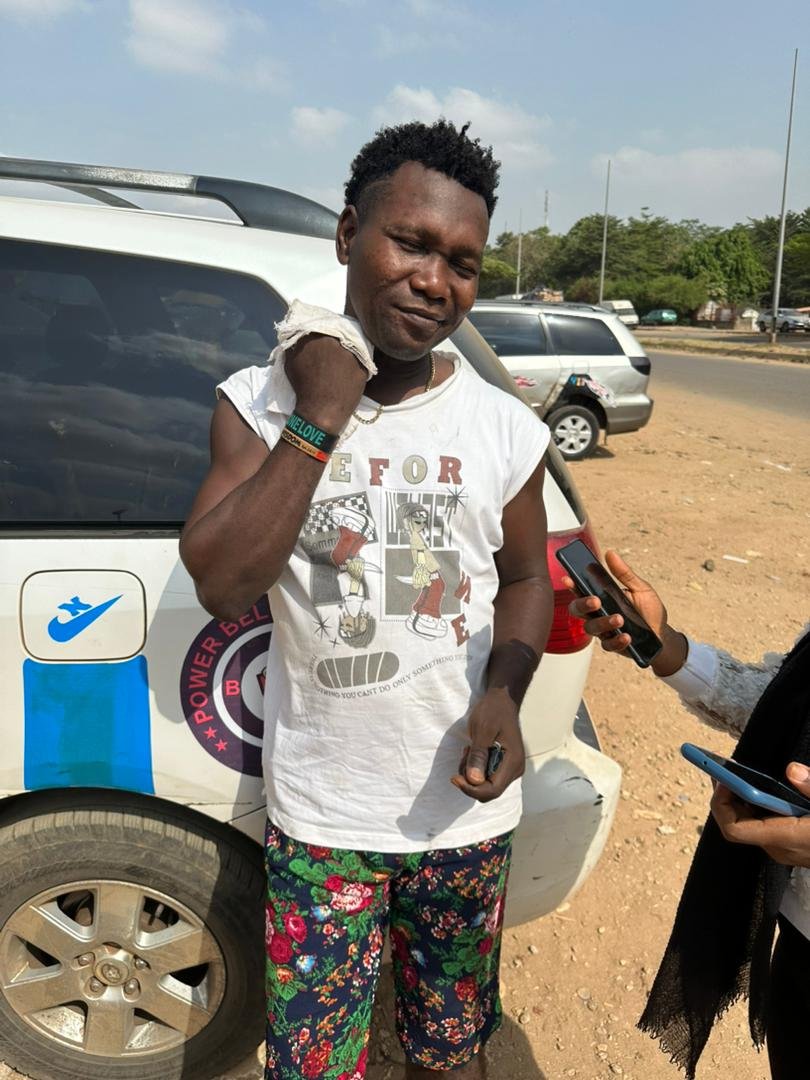 A driver with Power Belongs to God, Augustine Fortune