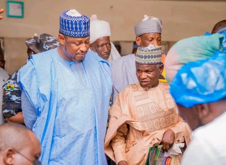 Health workers conducting medical circumcision in Danja