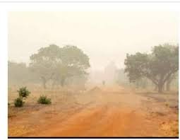 Dusty harmattan weather in northern Nigeria