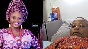 Nigerian cancer patient AuntieEsther during hospital treatment