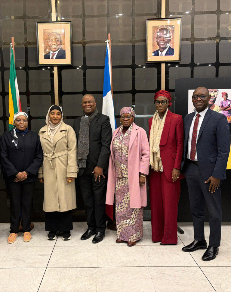 Nigerian education officials meeting UNESCO leadership in Paris