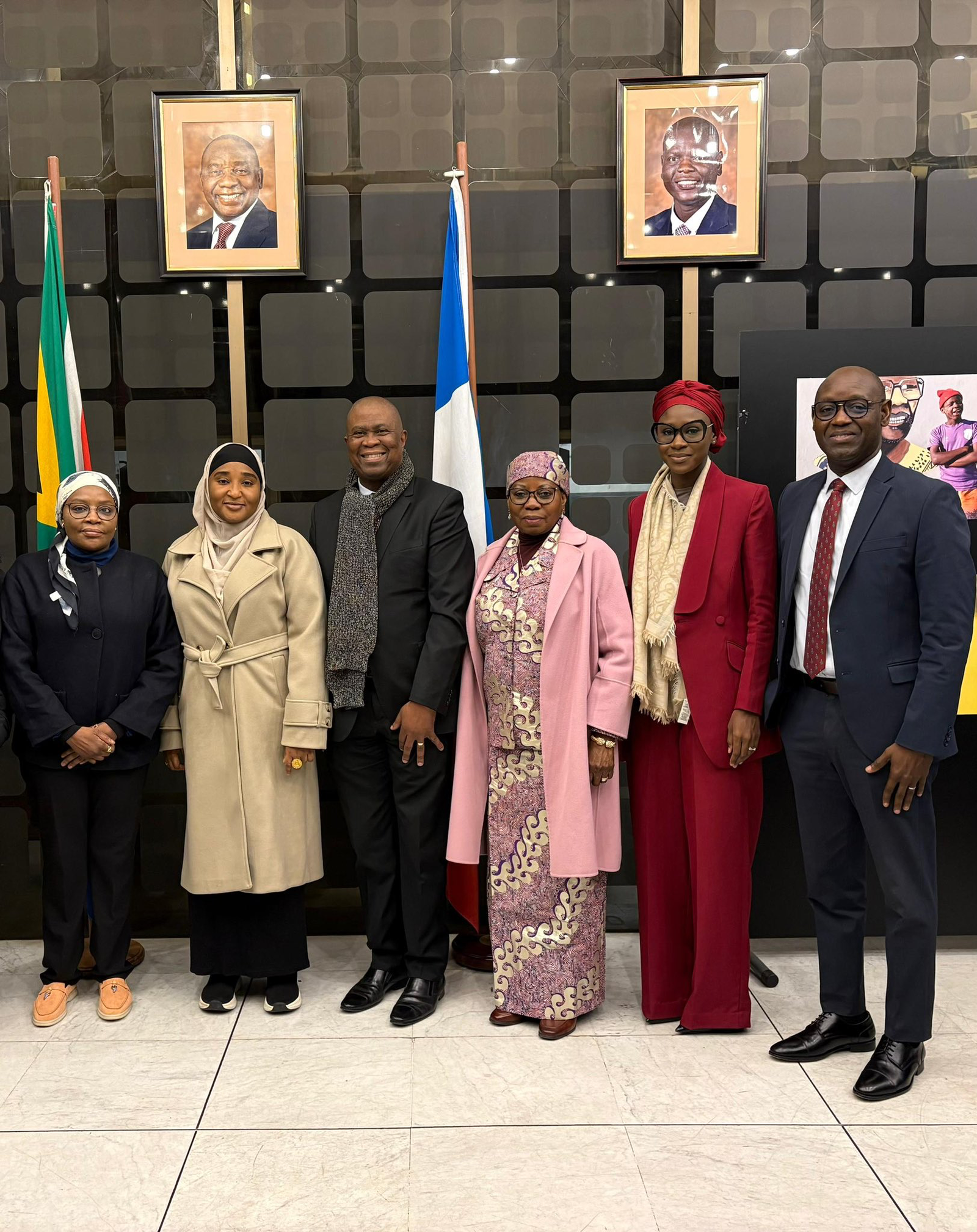 Nigerian education officials meeting UNESCO leadership in Paris