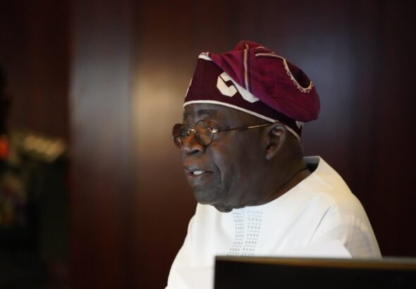 President Bola Tinubu speaking on Nigeria’s ₦100 trillion stock market milestone