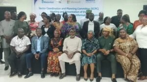 Lagos officials at WASH sector coordination meeting in Ikeja