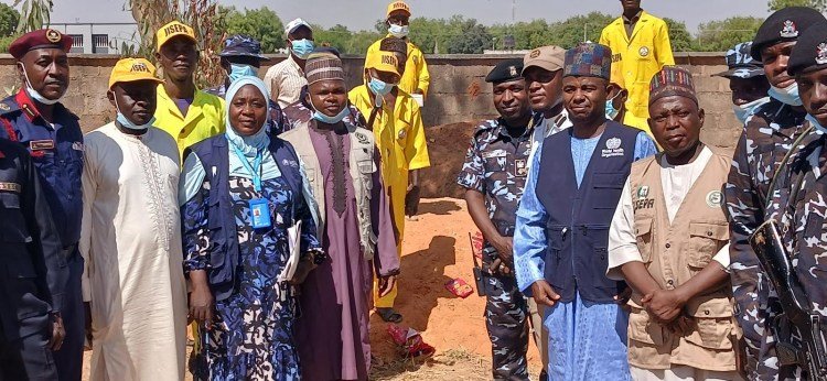 Officials supervise destruction of expired immunisation noodles in Dutse, Jigawa State