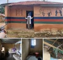 Dilapidated primary healthcare centre in Ogbere, Nasarawa State